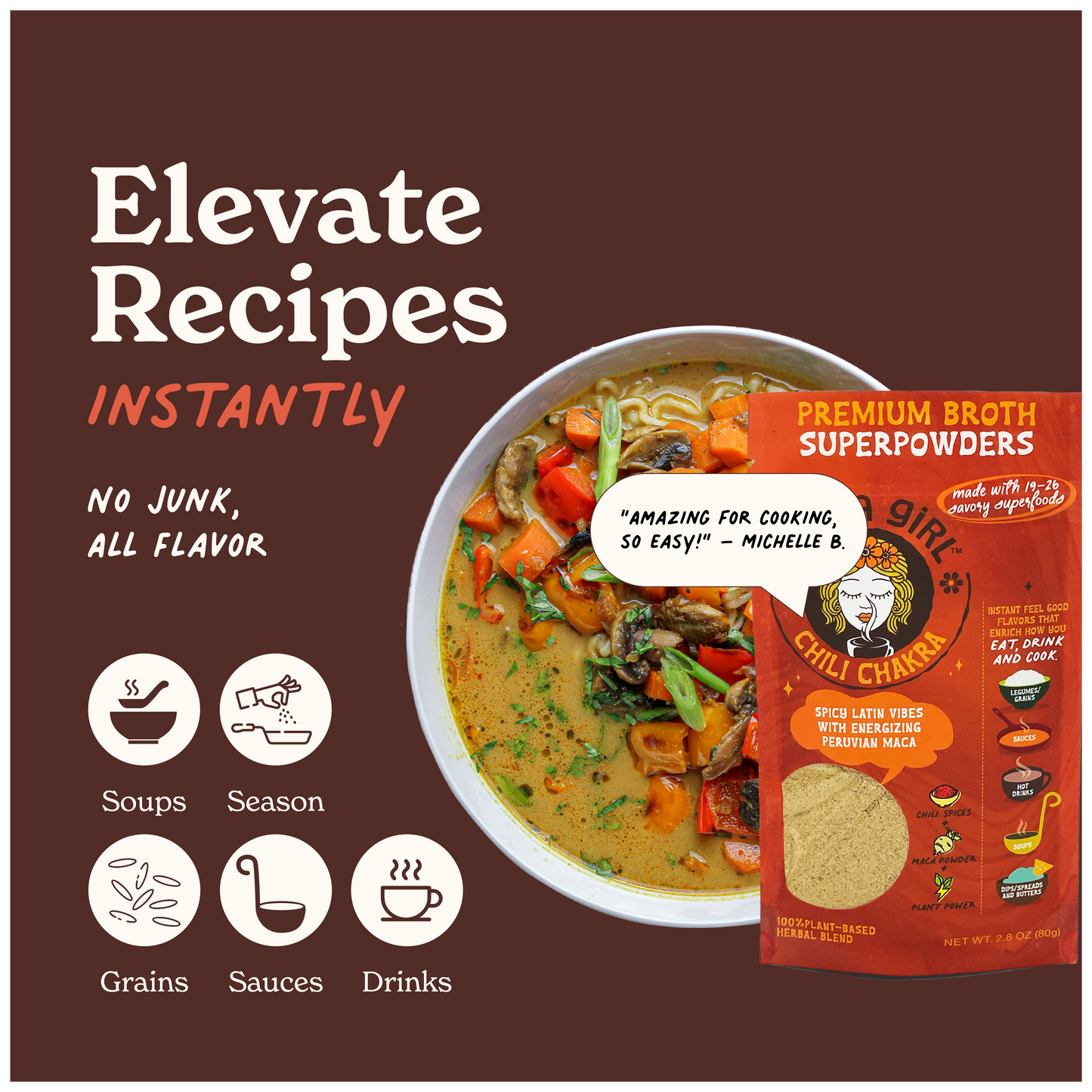 Chili Chakra Superfood Broth Powder