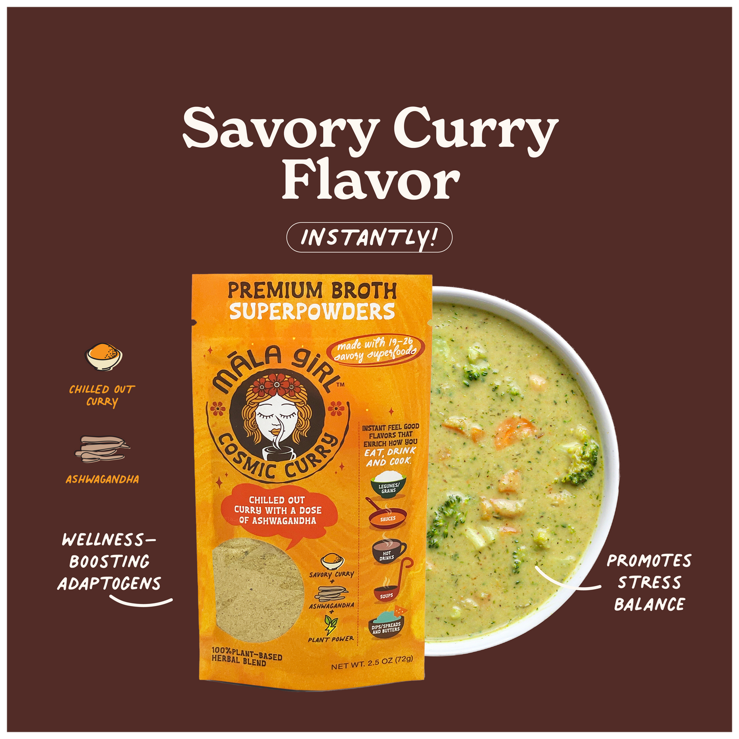 Cosmic Curry Superfood Broth Powder