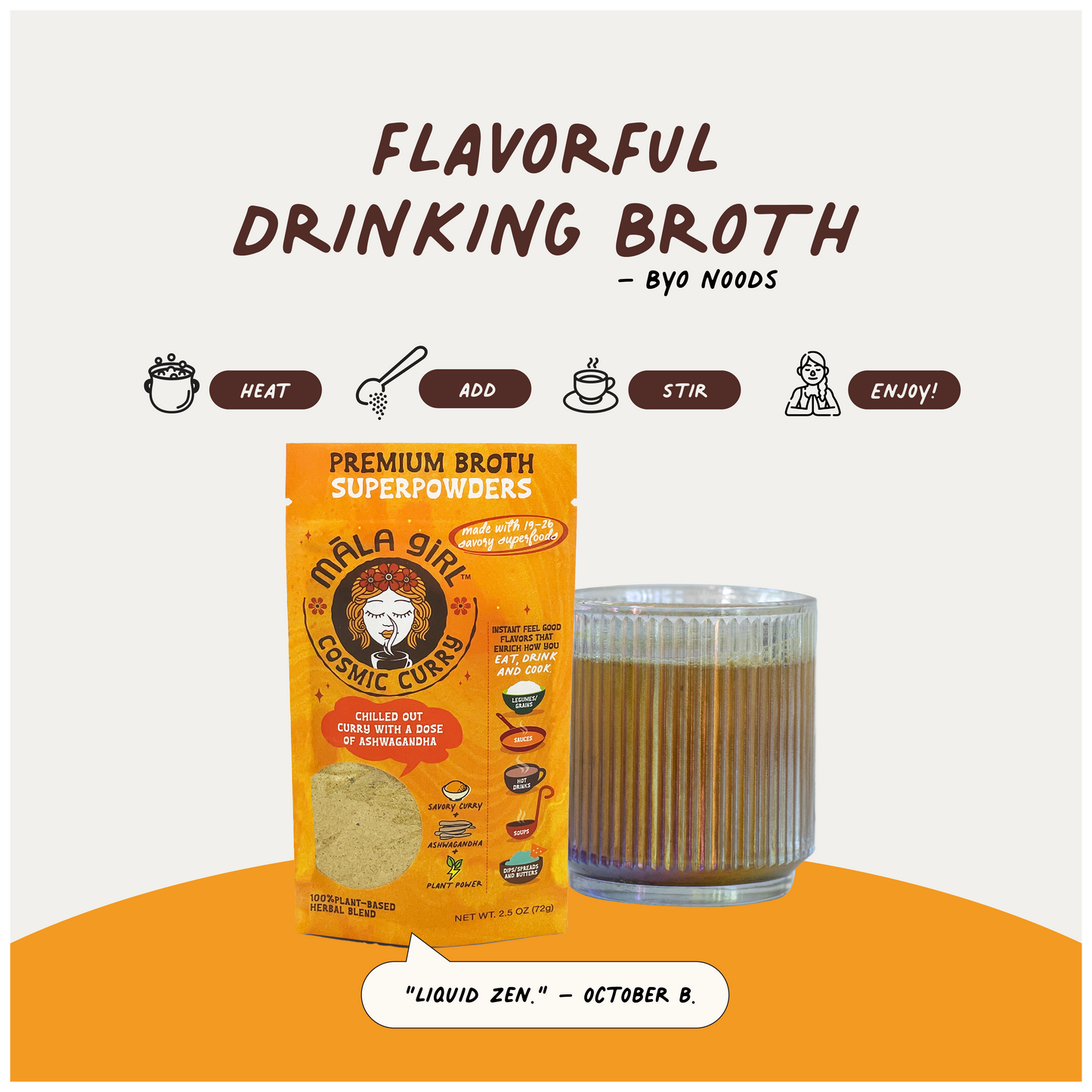 Cosmic Curry Superfood Broth Powder