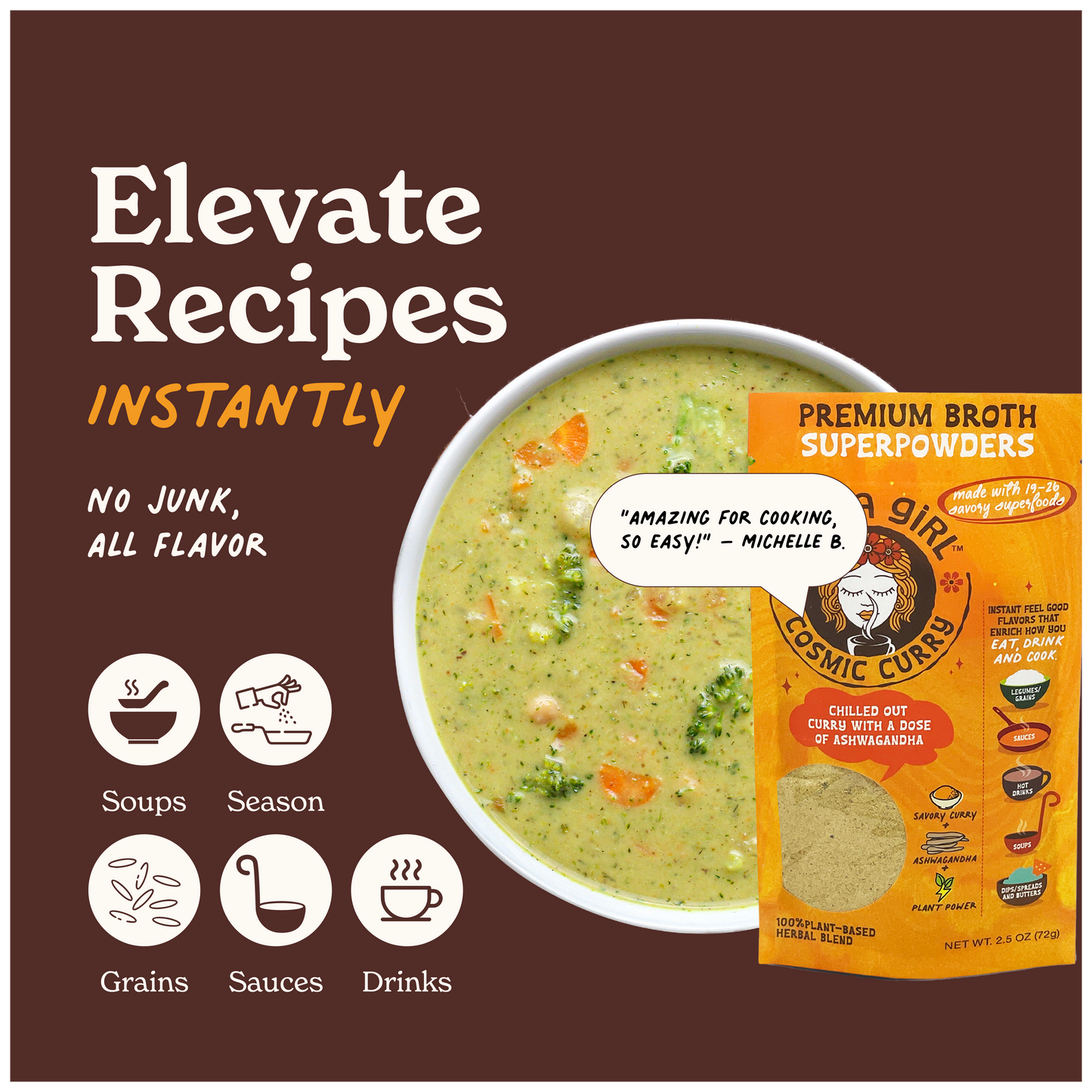 Cosmic Curry Superfood Broth Powder