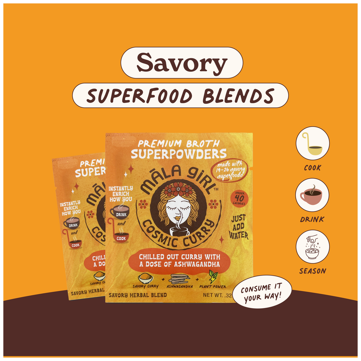 Cosmic Curry Superfood Broth Powder