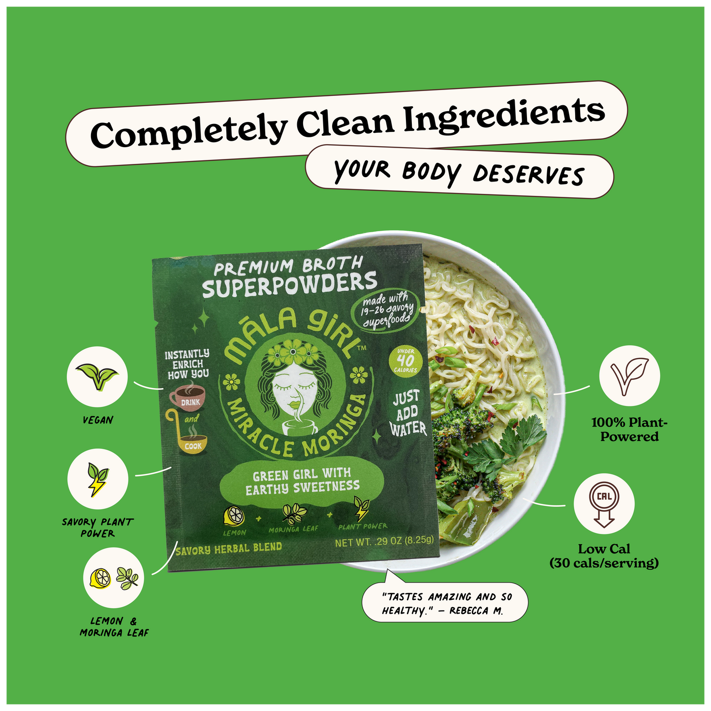 Miracle Moringa Superfood Broth Powder