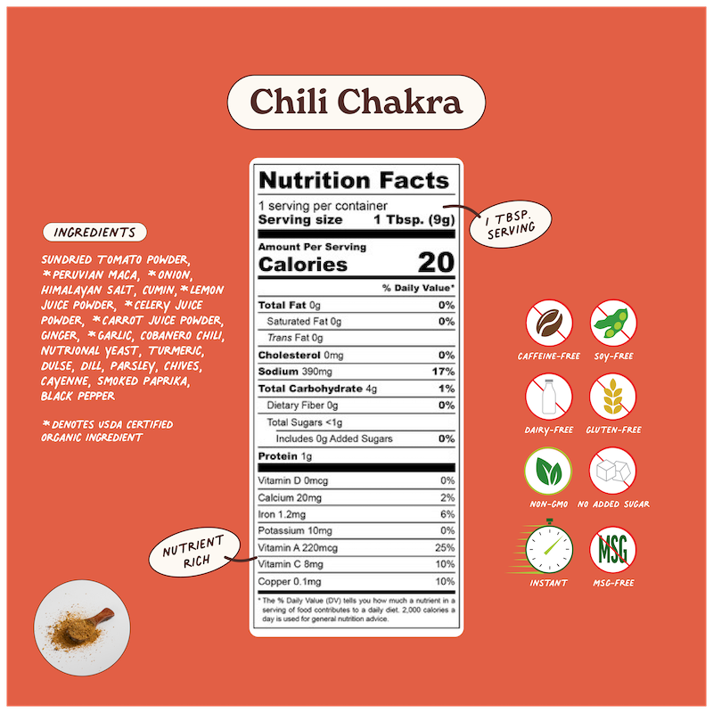Chili Chakra Superfood Broth Powder