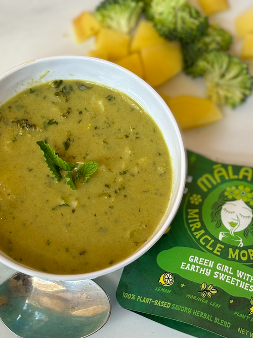 dairy free creamy broccoli 