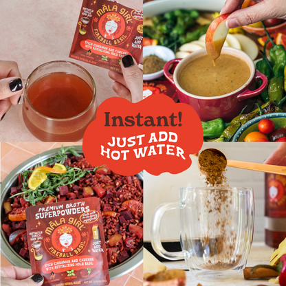 Fireball Basil Superfood Broth Powder