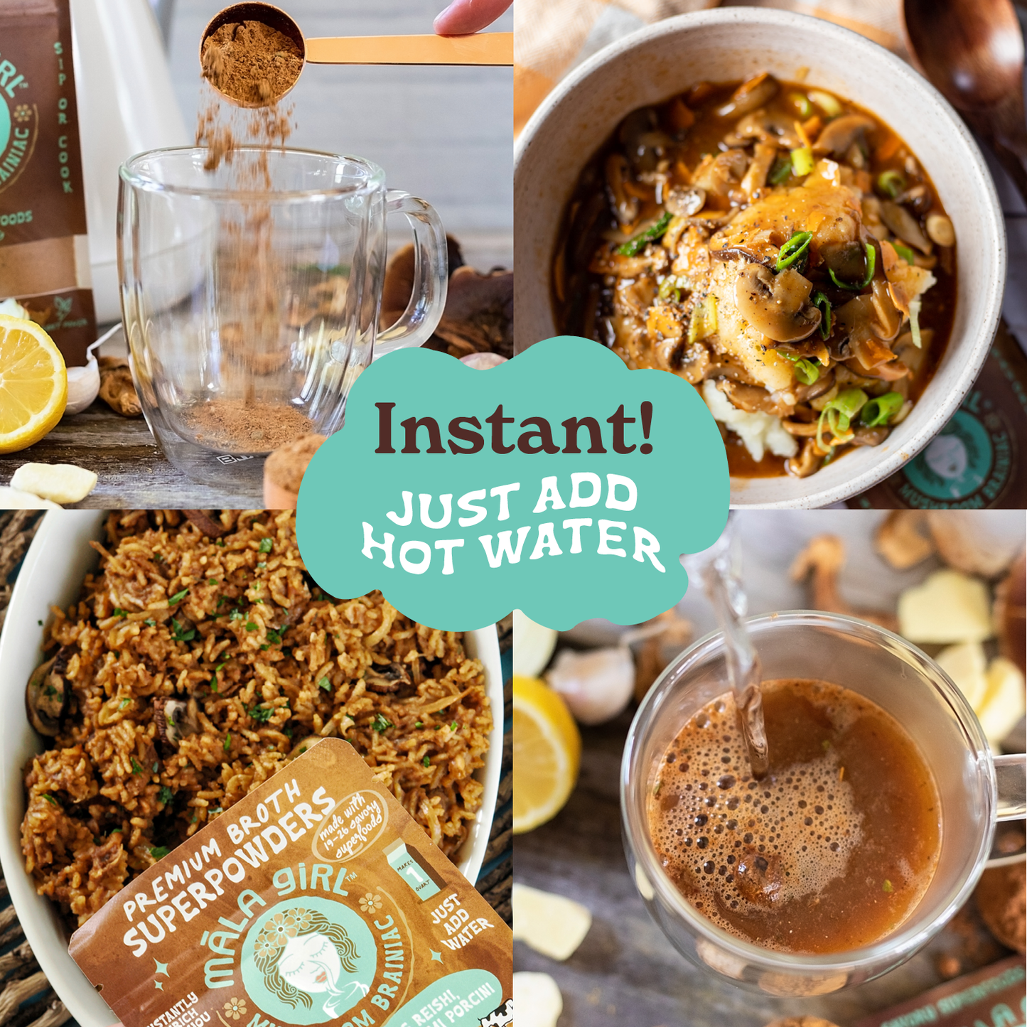 Mushroom Brainiac Superfood Broth Powder