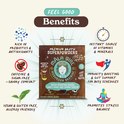 Mushroom Brainiac Superfood Broth Powder