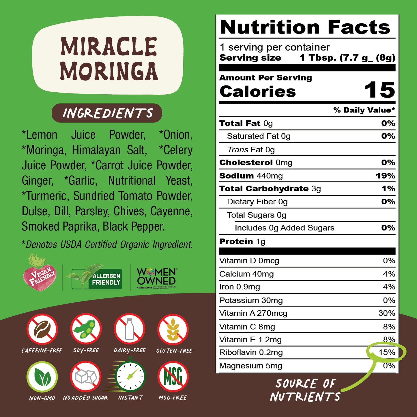 Miracle Moringa Superfood Broth Powder