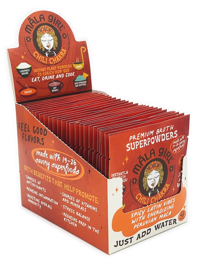 25 ct. box of chili chakra single serve packets 